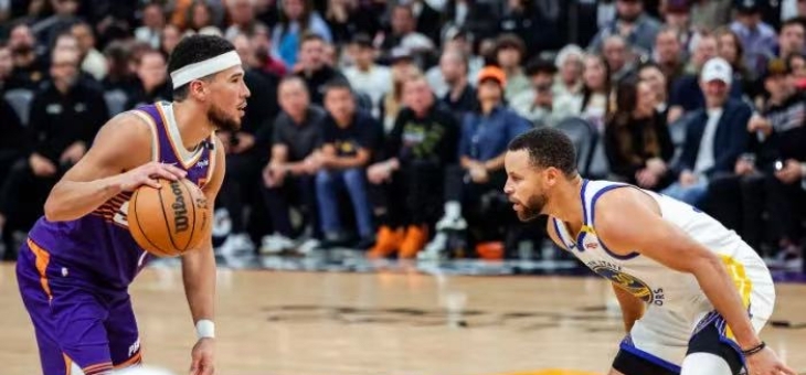 勇士多点开花，杜兰特、库里合砍分擒狼